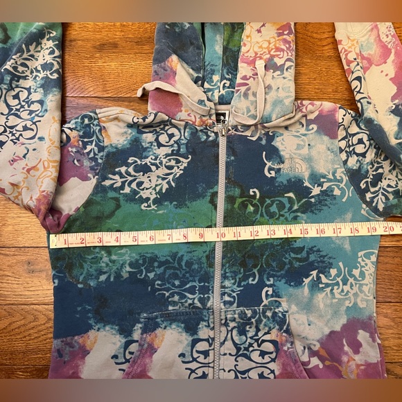 RARE-Vintage The North Face Tye Dye Women’s Hoodie Jacket Sz M - Picture 7 of 8